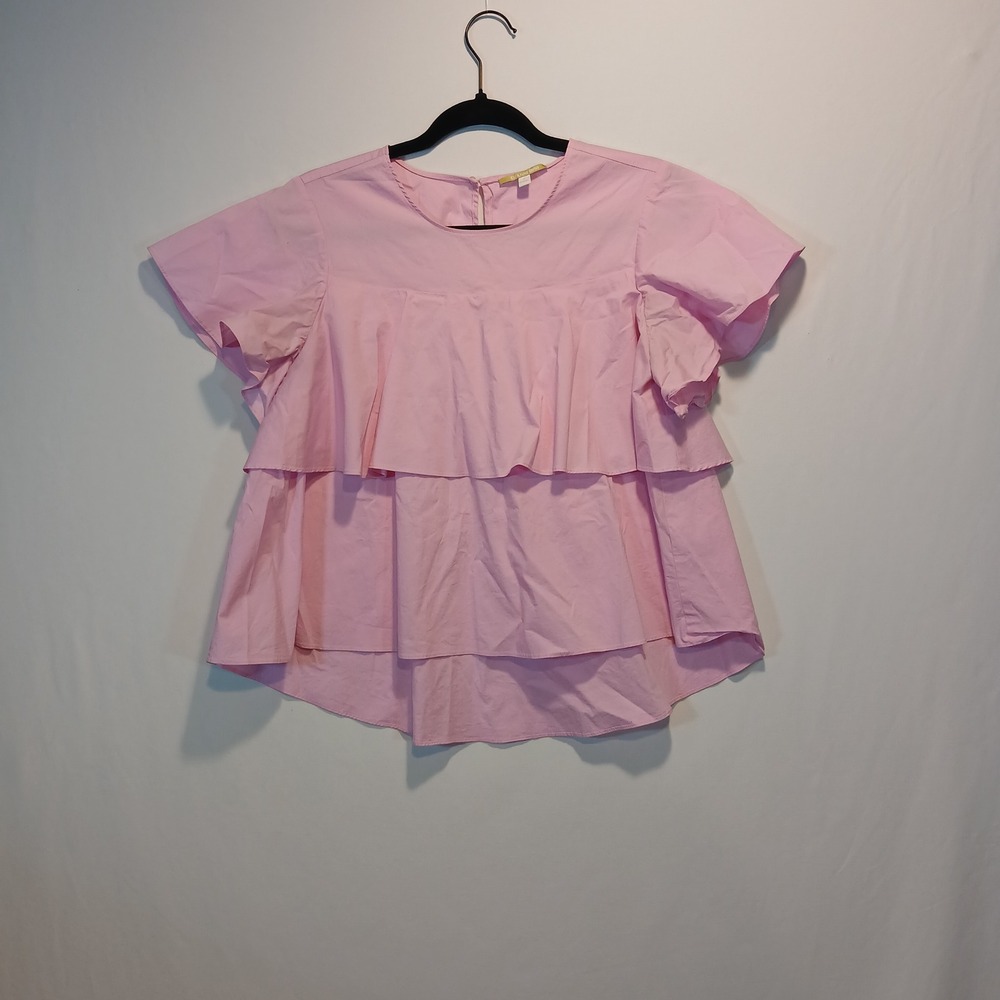 Gianni Bini sz S top ruffle fairy girlhood soft girl coquette babydoll princess - Picture 1 of 7